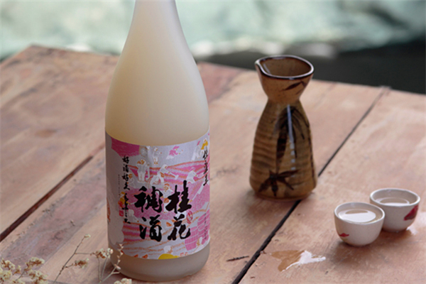 桂花稠酒品鉴装节庆礼品场景